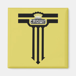 Crown Coach school bus magnet