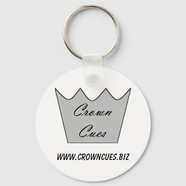 Crown Cues Keychain (Front)