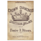 Crown Diamonds Decoupage Paper