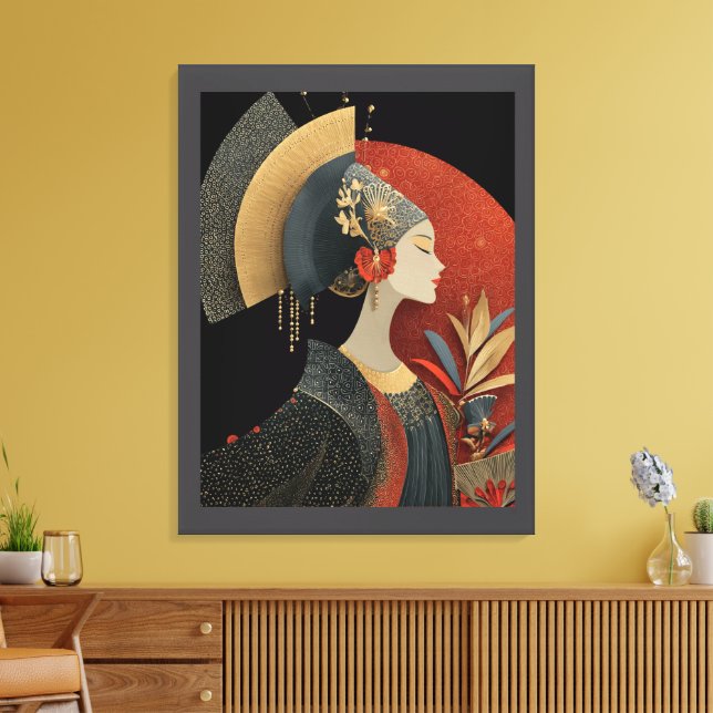 CROWN ELEGANCE #2 CANVAS PRINT (Insitu(LivingRoom))
