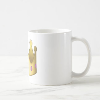 Crown emoji coffee mug