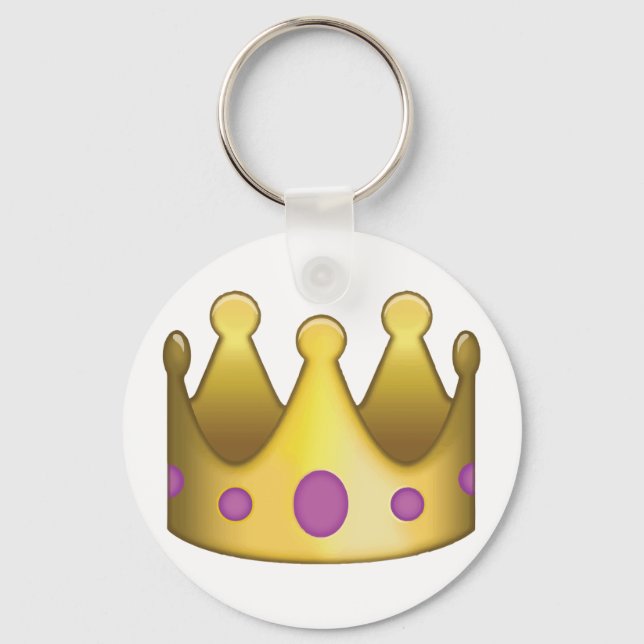 Crown emoji key ring (Front)