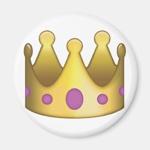 Crown emoji magnet