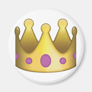 Crown emoji magnet