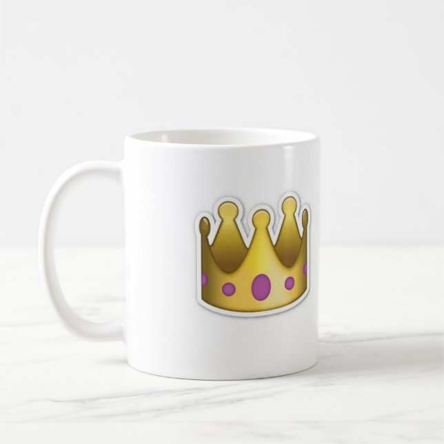 Crown Emoji Mug (Left)