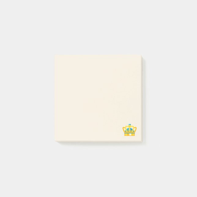 Crown Emoji Post-it Notes (Front)