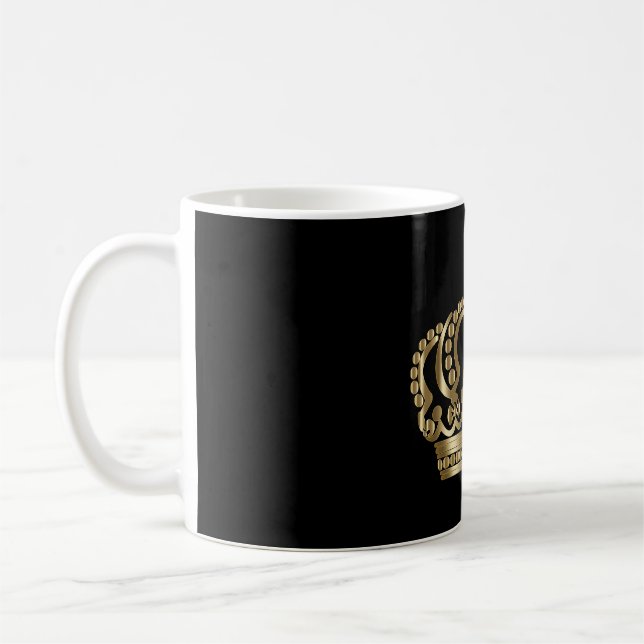 Crown. Feel Royal! Coffee Mug (Left)