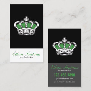Crown - Green Business Card