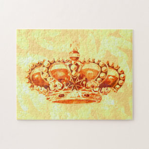 Crown in Gold Jigsaw Puzzle