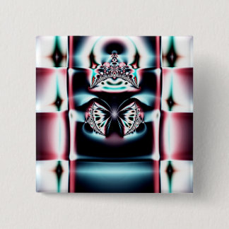 Crown Jewel 15 Cm Square Badge