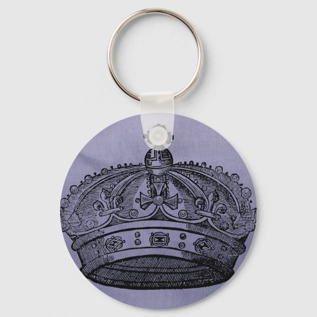 Crown Keychain, Buttons & Laynards  Key Ring (Front)