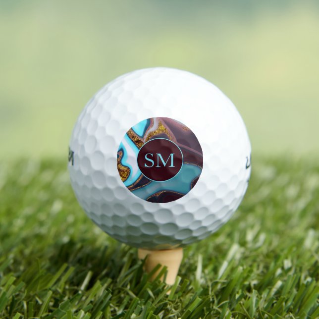 Crown Lagoon Golf Balls (Insitu Tee)
