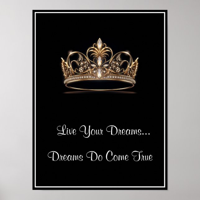 Crown Live Your Dreams Poster (Front)