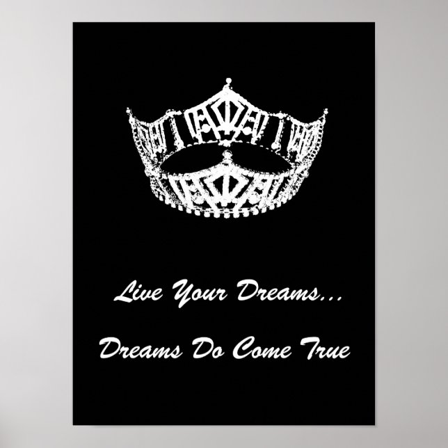 Crown Live Your Dreams Poster (Front)