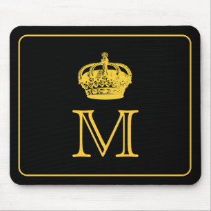 Crown Monogram Mouse Mat