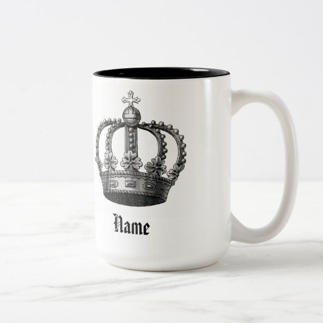Crown Mugcup Two-Tone Coffee Mug (Right)