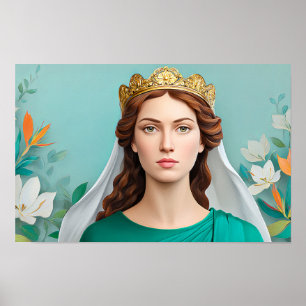 Crown of Charity: Saint Elizabeth of Hungary Poster