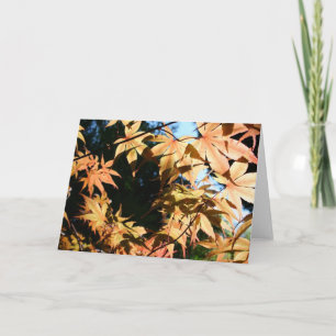 Crown of Leaves Floral Photography Card