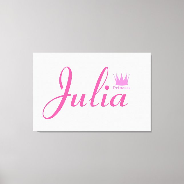 Crown of Princess Canvas Print (Front)