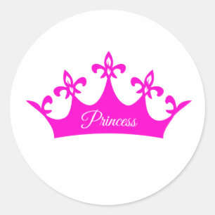 Crown of Princess Classic Round Sticker