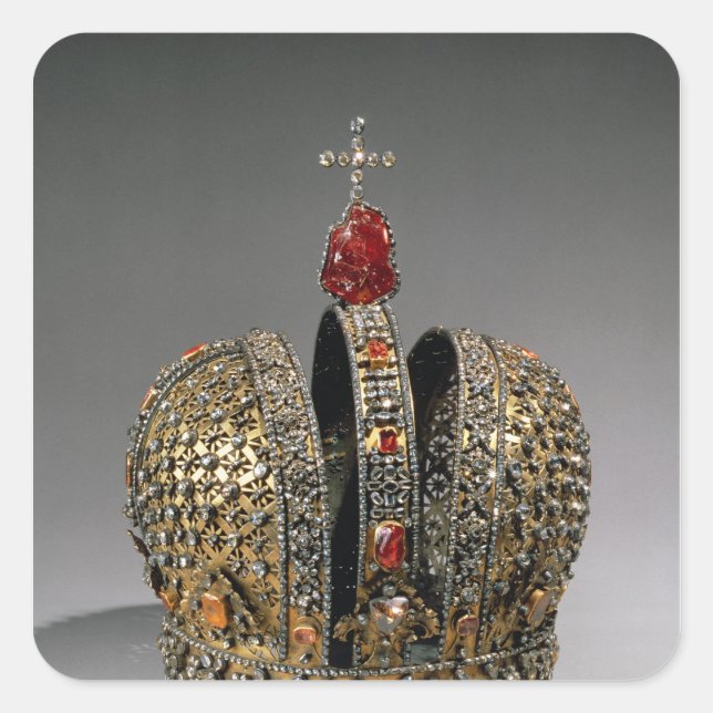Crown of the Empress Square Sticker (Front)