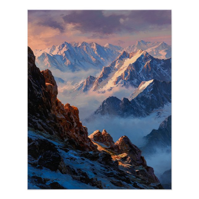 Crown of the Silent Peaks Poster (Front)