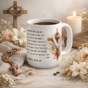 Crown of Thorns and Easter Hope Coffee Mug