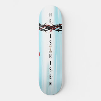 Crown of Thorns Cross Skateboard