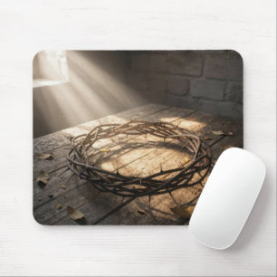 Crown of Thorns In Sunbeams Mouse Mat