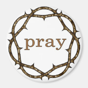 Crown of Thorns Lenten PRAY Magnet