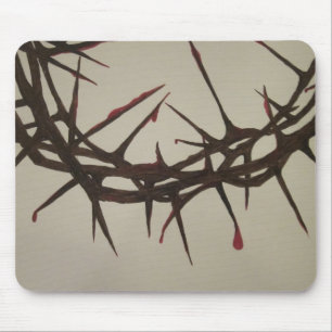 Crown of thorns mouse mat