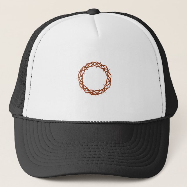 Crown of Thorns Trucker Hat (Front)