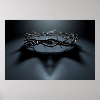 Crown Of Thorns With Royal Shadow Card Poster