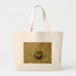 Crown on Heart Candy Large Tote Bag
