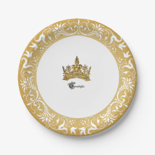 Crown paper Plate