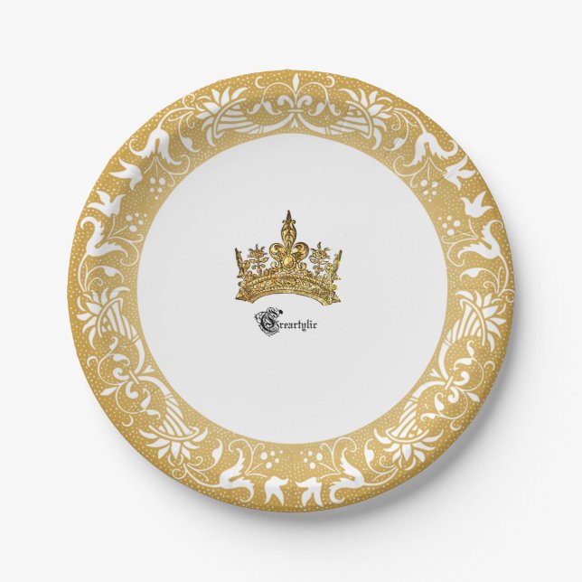 Crown paper Plate (Front)