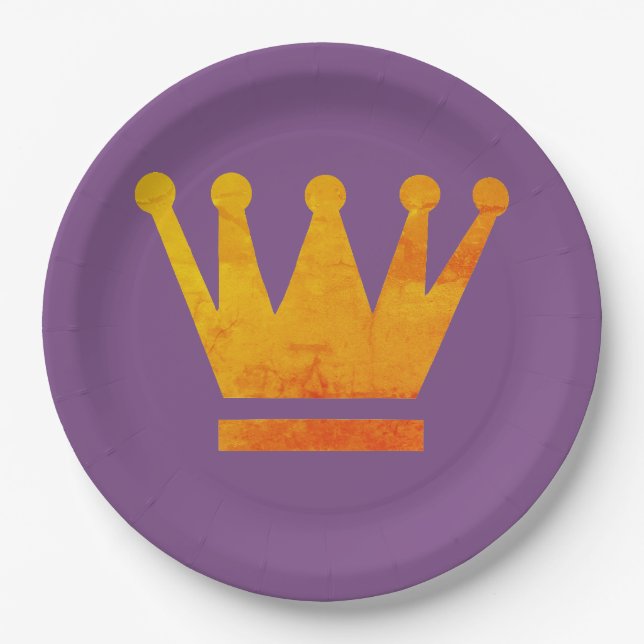 Crown Paper Plates (Front)