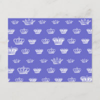 Crown Pattern in White
