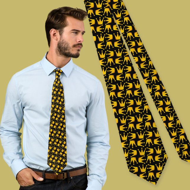 Crown Pattern Tie (Creator Uploaded)