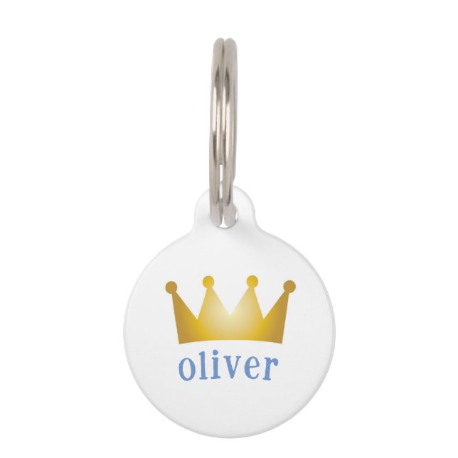crown pet tag (Front)