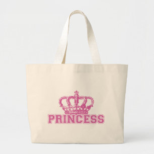 Crown Princess Large Tote Bag