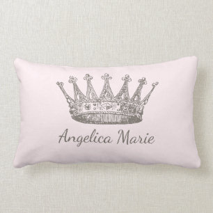 Crown Princess Pillow Script Name Template