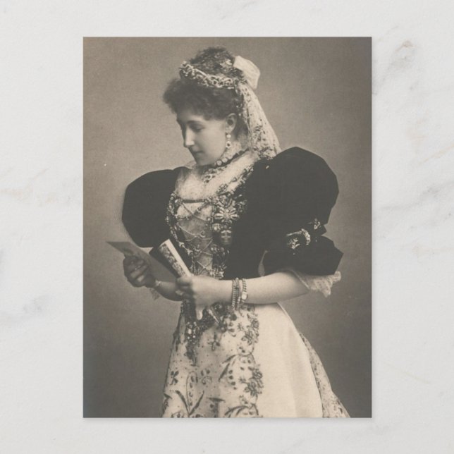 Crown princess Stephanie of Austria #057H Postcard (Front)