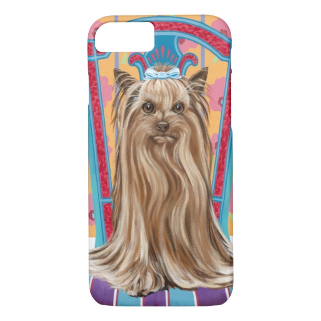 Crown Princess Yorkie Case-Mate iPhone Case (Back)