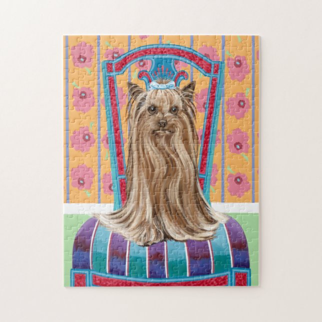 Crown Princess Yorkie Jigsaw Puzzle (Vertical)