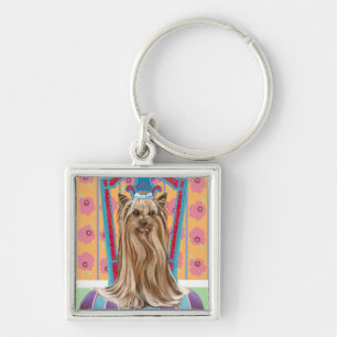 Crown Princess Yorkie Key Ring