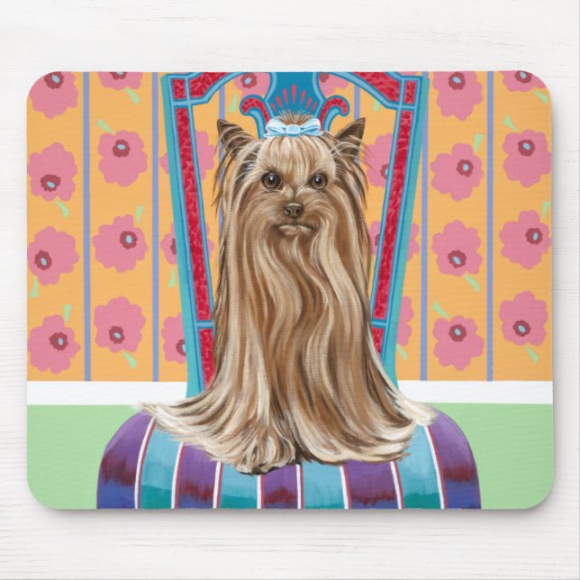 Crown Princess Yorkie Mouse Mat (Front)