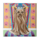 Crown Princess Yorkie Tile<br><div class="desc">Animals</div>