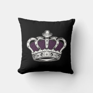 Crown - Purple Cushion