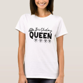 Crown, Queen Birthday, Birthday Queen T-Shirt